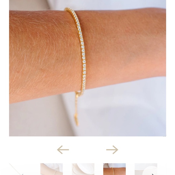 So Pretty Cara Cotter 7in Tennis Bracelet - Picture 3 of 4